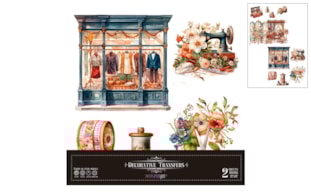 DECOR TRANSFERS 30X30CM SEWING PFY-14649