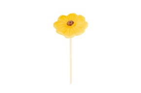 FLOWER D.8 X 24CM YELLOW