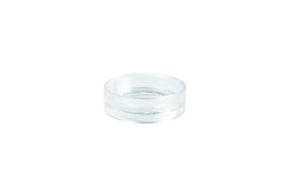 Acrylic holder for balls/eggs, 6cm ø, crystal, double-side