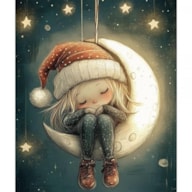 TRANSFER DTF FABRIC 25X30CM SWEET GIRL ARTIS DECOR