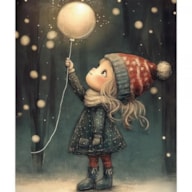 TRANSFER DTF FABRIC 25X30CM CHRISTMAS LIGHTS 1 ARTIS DECOR