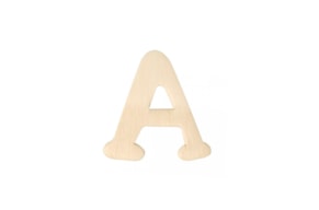 Wooden letters A , 4 cm,  RAYHER