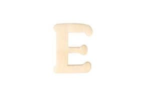 Wooden letters E, 4 cm, RAYHER