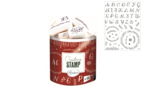 CREATIVE STAMPS ALPHABET XMAS 03755