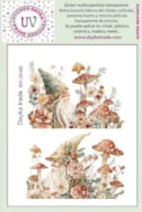 STICKER MULTISUPERFICIE TRANSP. UV-001  11.4X14.3CM  ELF
