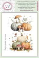 STICKER MULTISUPERFICIE TRANSP. UV-007 11.4X14.3CM PUMPKINS