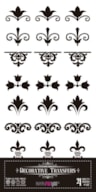 DECOR TRANSFERS 15X30CM LEAVES (ORNEMENTAL)  PFY-15243