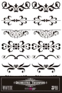 DECOR TRANSFERS 20X30CM LEAVES (ORNEMENTAL) PFY-15244