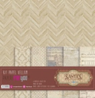 VELLUM SCRAP PAPER  30X31CM SANTA´S WORKSHOP PFY-15179