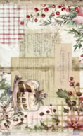 RICE PAPER 54X33CM SWEET DECEMBER I  PFY-15376