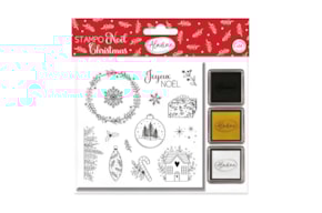 STAMPO NOEL VEGETAL 3 INK PADS 03820