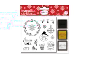 STAMPO NOEL VEGETAL 3 INK PADS 03821