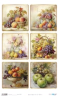 RICE PAPER 54X33CM STILL LIFE FRUITS II  PFY-15254