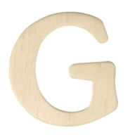 LETRA G MADEIRA 4CM  RAYHER