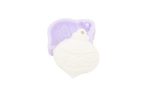 MOLDE SILICONE DECORACION NAVIDAD 4.5X5X1.5CM MLD307