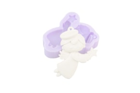 MOLDE SILICONE ANGELE COM ESTRELLA 7X7X1.5CM MLD306