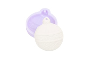 MOLDE SILICONE DECORACION NAVIDAD 5X5.5X1.5CM MLD308