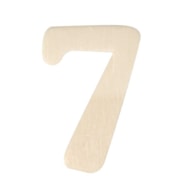 NUMERO 7 MADERA 4CM  RAYHER