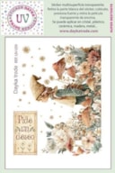 STICKER MULTISUPERFICIE TRANSP. UV-009  11.4X14.3CM  DUENDES