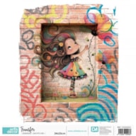 TRANSFER DTF TEXTIL 24X23CM GRAFFITI GIRL 1 ARTIS DECOR