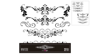 DECOR TRANSFERS 30X30CM HOJAS (ORNAMENTAL) PFY-15245