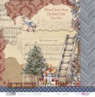 PAPELE SCRAP 30.5X31.8CM SANTA´S WORKSHOP PFY-15154