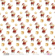 PAPELE SCRAP 30.5X31.8CM SANTA & FRIENDS PFY-15392