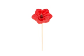 FLOR ESTRELA D.8.5 X 24CM VERMELHO