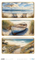 PAPEL ARROZ 54X33CM LANDSCAPE SUNNY BEACH IV  PFY-15269