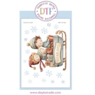 TRANSFER DTF-063P 14.28X19CM NIÑOS EN TRINEO