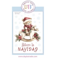 TRANSFER DTF-056P 14.28X19CM OSITO EN BALANCIN