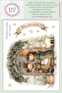 STICKER MULTISUPERFICIE TRANSP. UV-025 11.4X14.3CM BELENE