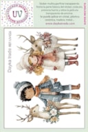 STICKER MULTISUPERFICIE TRANSP. UV-026 11.4X14.3CM NIÑOS