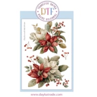 TRANSFER DTF-064G 20X28.5CM FLORES ROJAS