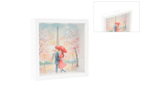 MONEY BOX 17X17X3.7CM WHITE