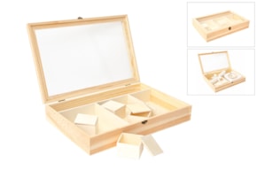 CAIXA DE BATIZADO C/4CX e DIVISORIAS 45X29.5X8CM