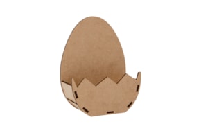 SET 2 KITS DE CAJAS PARA HUEVOS 10.3X5X13.5X0.3CM MDF