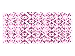 STENCIL 33X14CM FLORAL 300001152 ACRILEX