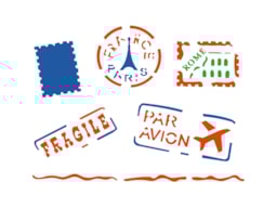 STENCIL 21X15CM PARIS 300021271 ACRILEX