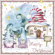 PAQUETE 20 SERVILLETAS 33X33CM MERRY CHRISTMAS