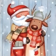 PAQUETE 20 SERVILLETAS 33x33CM NAVIDAD SANTA Y RENO 303751