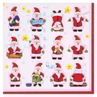 PAQUETE 20 SERVILLETAS 33x33CM PAPA NOEL SURTIDO 303606