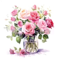 PAQUETE 20 SERVILLETAS 33x33CM ROSAS 367106