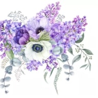 PAQUETE 20 SERVILLETAS 33x33CM RAMO FLORAL 389166