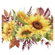 PAQUETE 20 SERVILLETAS 33X33CM GIRASOLI AUTUNNALI