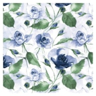 PAQUETE 20 SERVILLETAS 33X33CM POWDERY ROSES BLUE