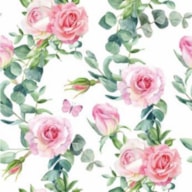 PAQUETE 20 SERVILLETAS 33x33CM ROSAS 344067