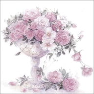 PAQUETE 20 SERVILLETAS 33X33CM FLORAL VINTAGE