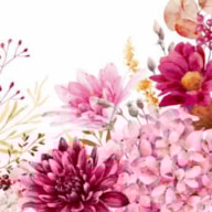 PAQUETE 20 SERVILLETAS 33x33CM FLORES ROSAS 342635