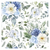 PAQUETE 20 SERVILLETAS 33X33CM WINTER FLORALS